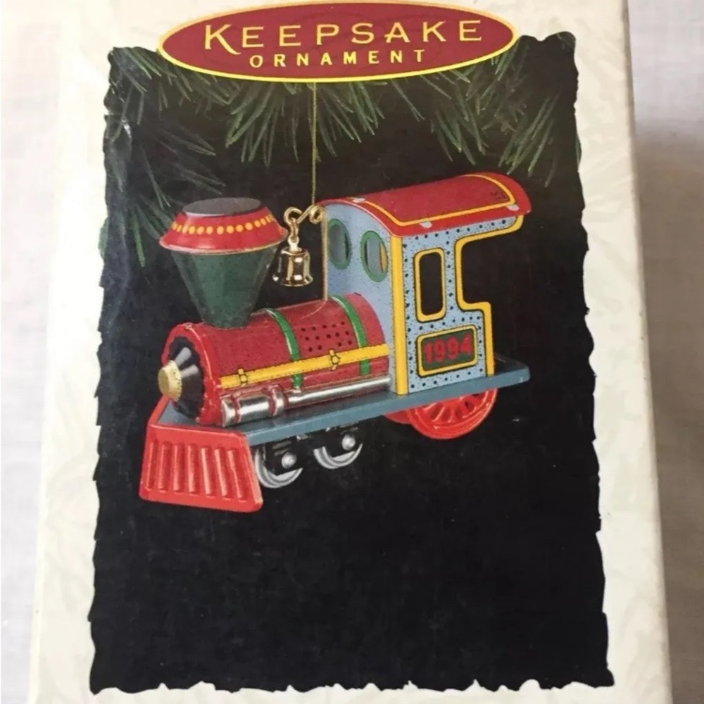 Hallmark central locomotive ornament 1994